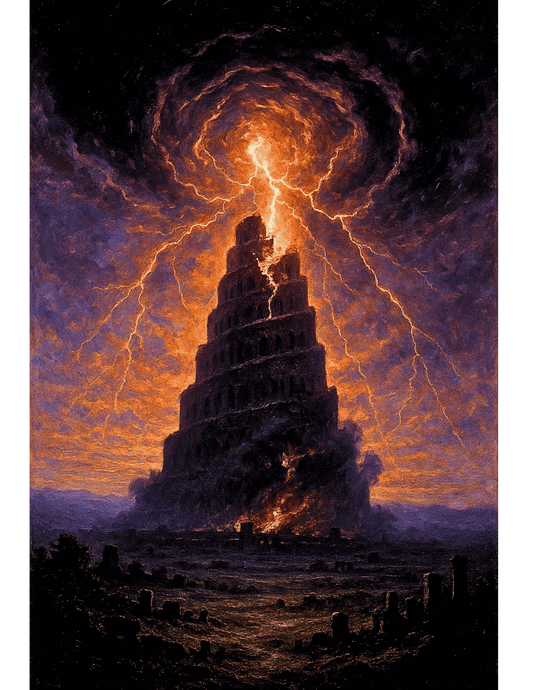 Babel in Flames an Old Testament Judgment