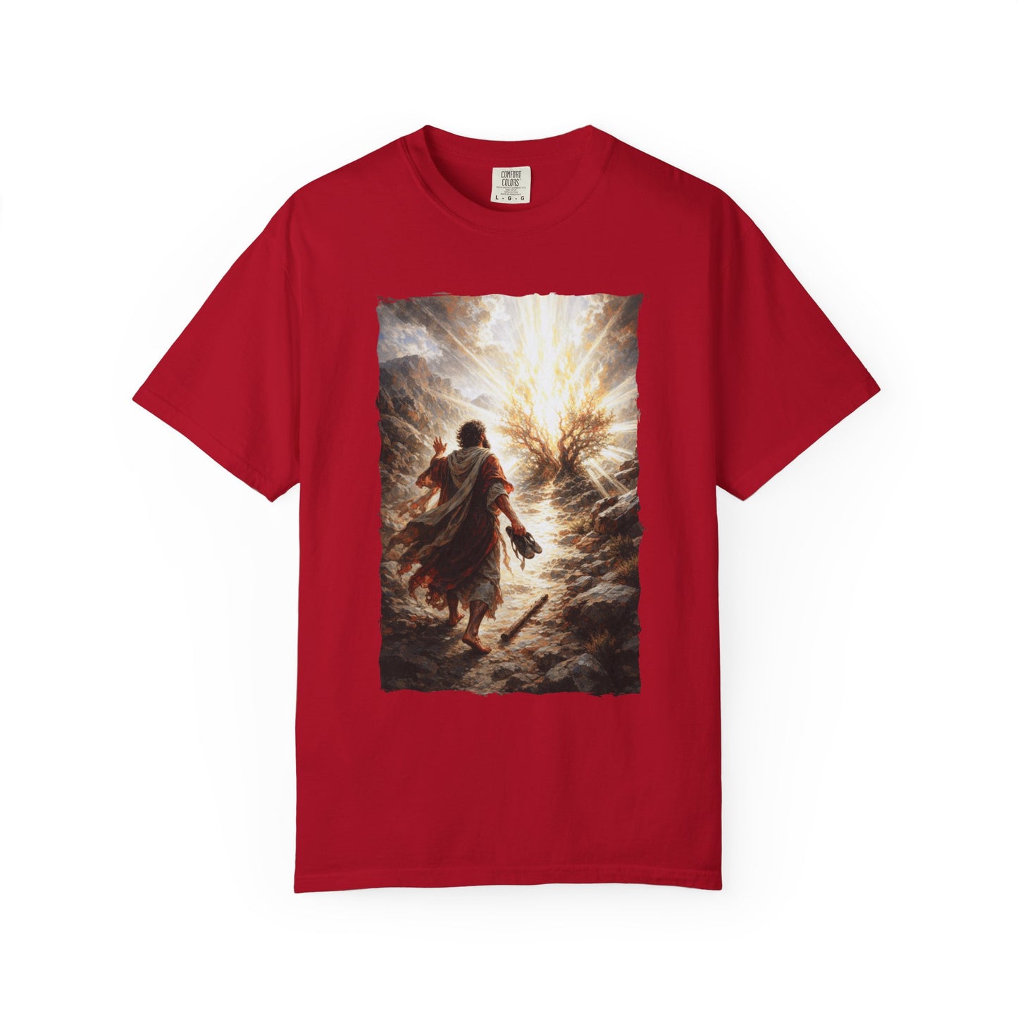 Moses and the Burning Bush T-Shirt — Biblical Revelation Tee